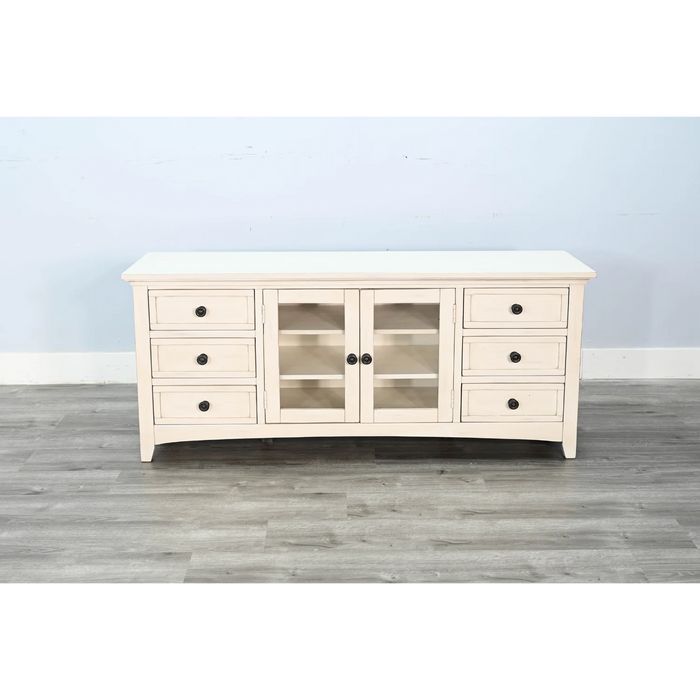 Purity Craft 62' Media Console Marble White