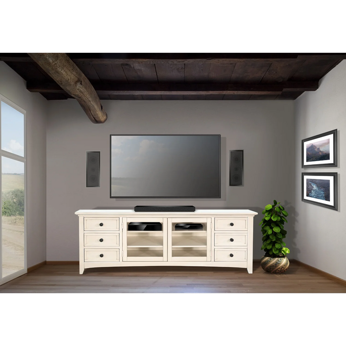 Purity Craft 72' Media Console Marble White