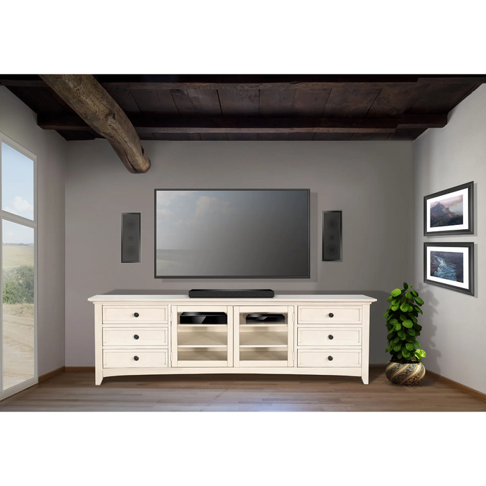 Purity Craft 82' Media Console Marble White