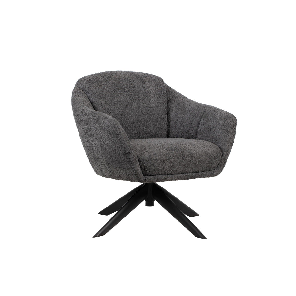 Fleming - Boucle Swivel Lounge Chair