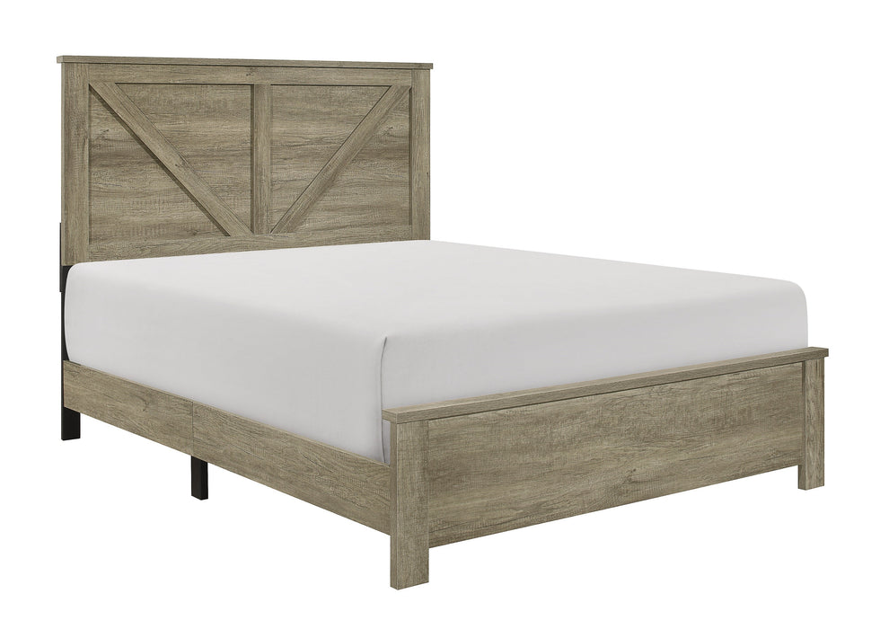 Avenue Rustic Full Panel Bed