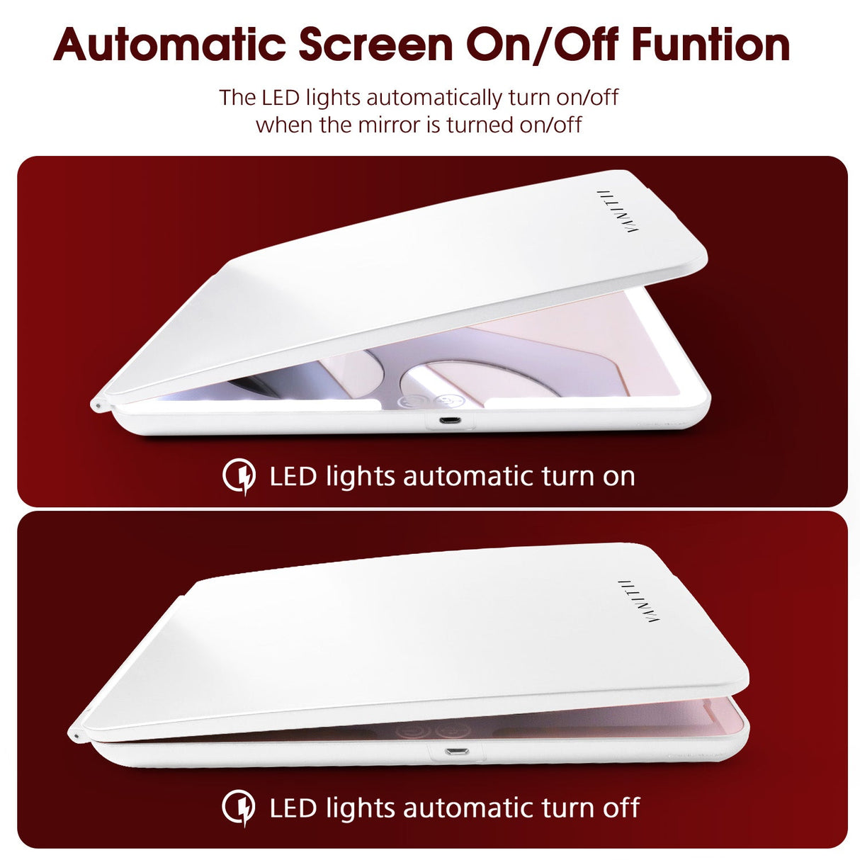 VANITII iPad  LED Makeup Mirror