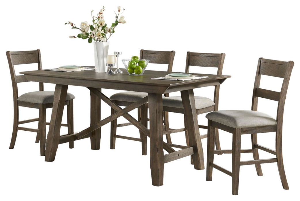 Vilo Home Hillcrest 5 Piece Counter Height Dining Set