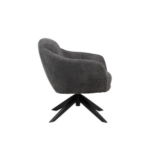 Fleming - Boucle Swivel Lounge Chair