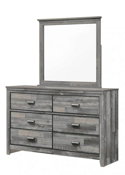 Carter Gray Bedroom Mirror (Mirror Only)