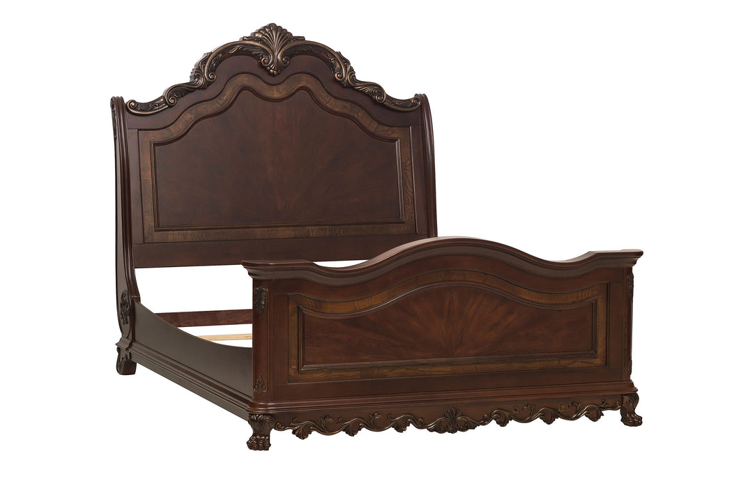 Deryn Park Cherry Queen Sleigh Bed