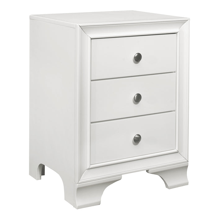 Centralia White Nightstand