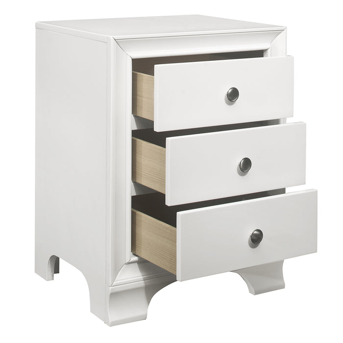 Centralia White Nightstand