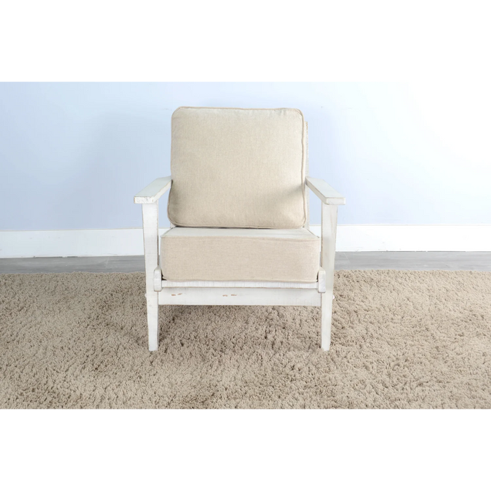 Purity Craft Marina Mid-Century Chair White Sand