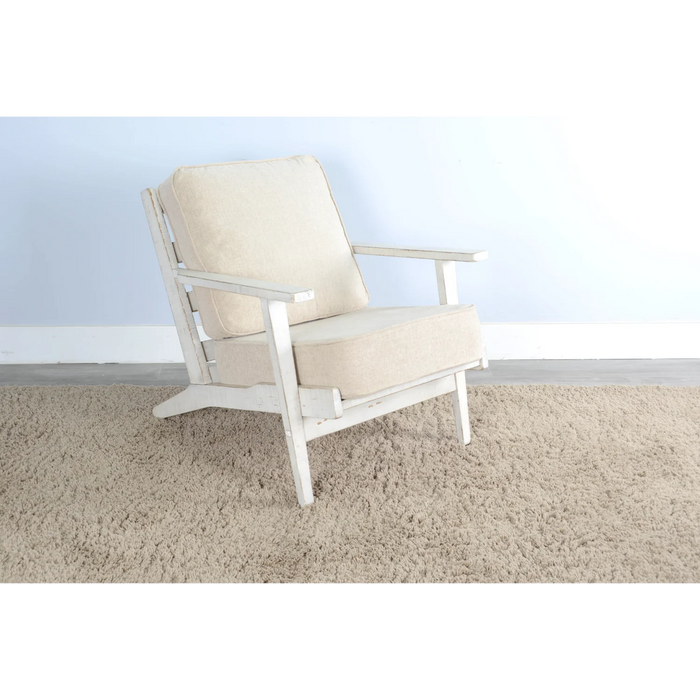 Purity Craft Marina Mid-Century Chair White Sand