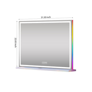 VANITII Luxury Hollywood Glow Vanity Mirror with RGB & Bluetooth Speaker