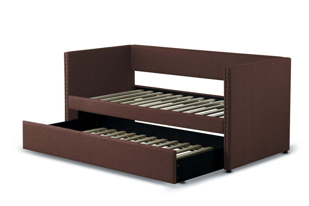 Therese Chocolate Daybed with Trundle