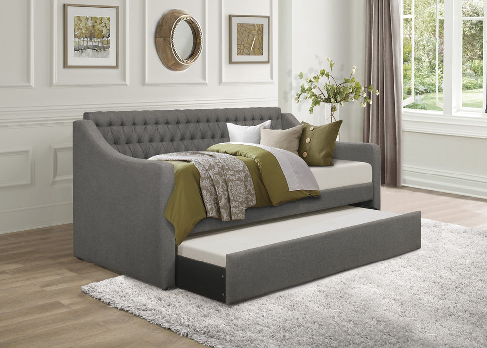 Labelle Gray Twin Daybed with Trundle