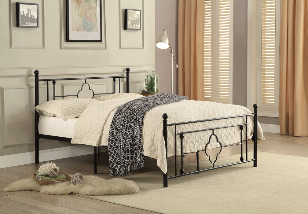 Morris Black Full Metal Platform Bed