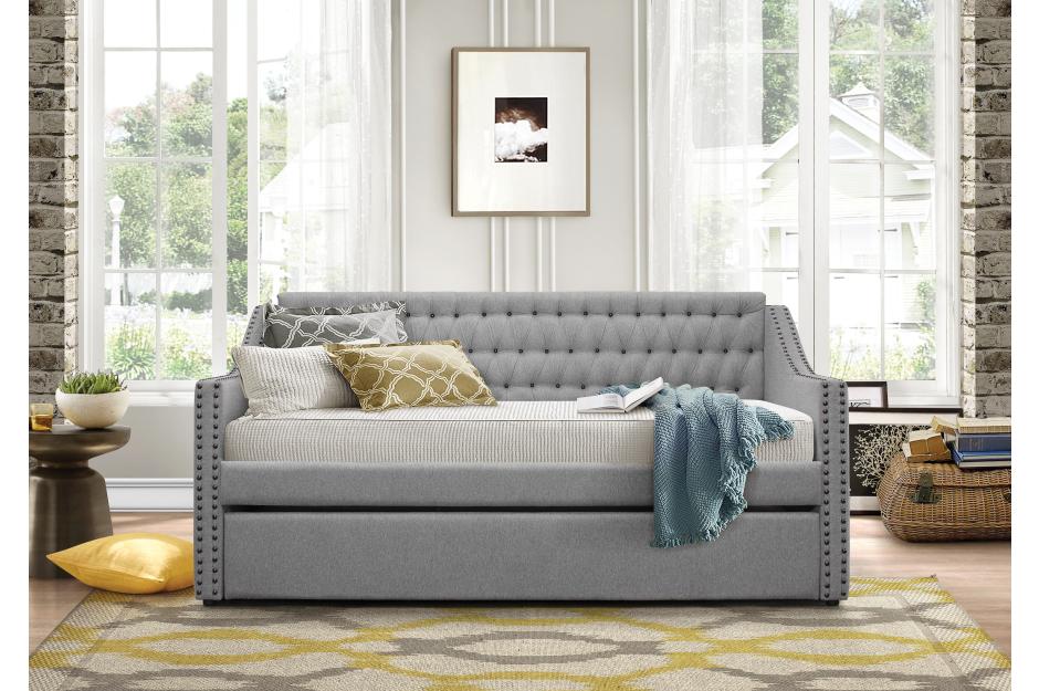 Tulney Gray Daybed with Trundle