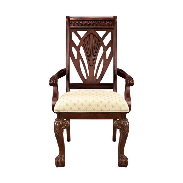 Norwich Dark Cherry Arm Chair, Set of 2