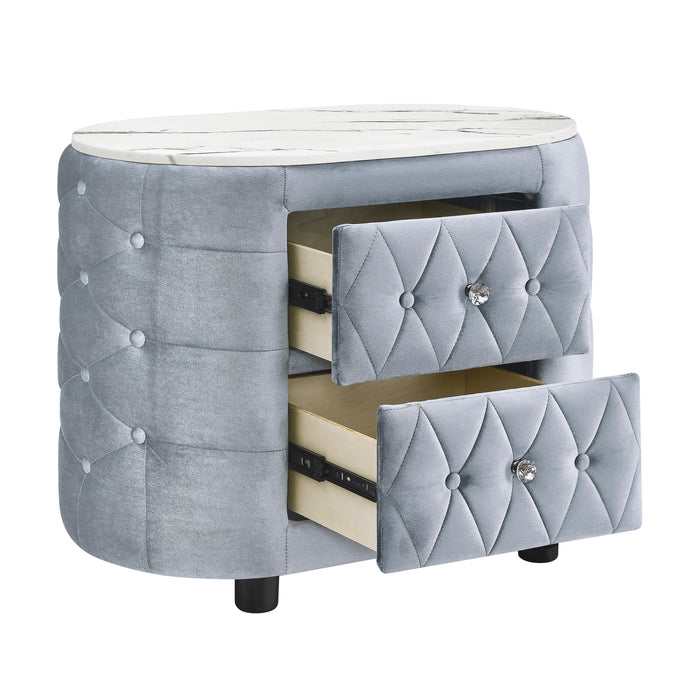 Natalia Gray Nightstand