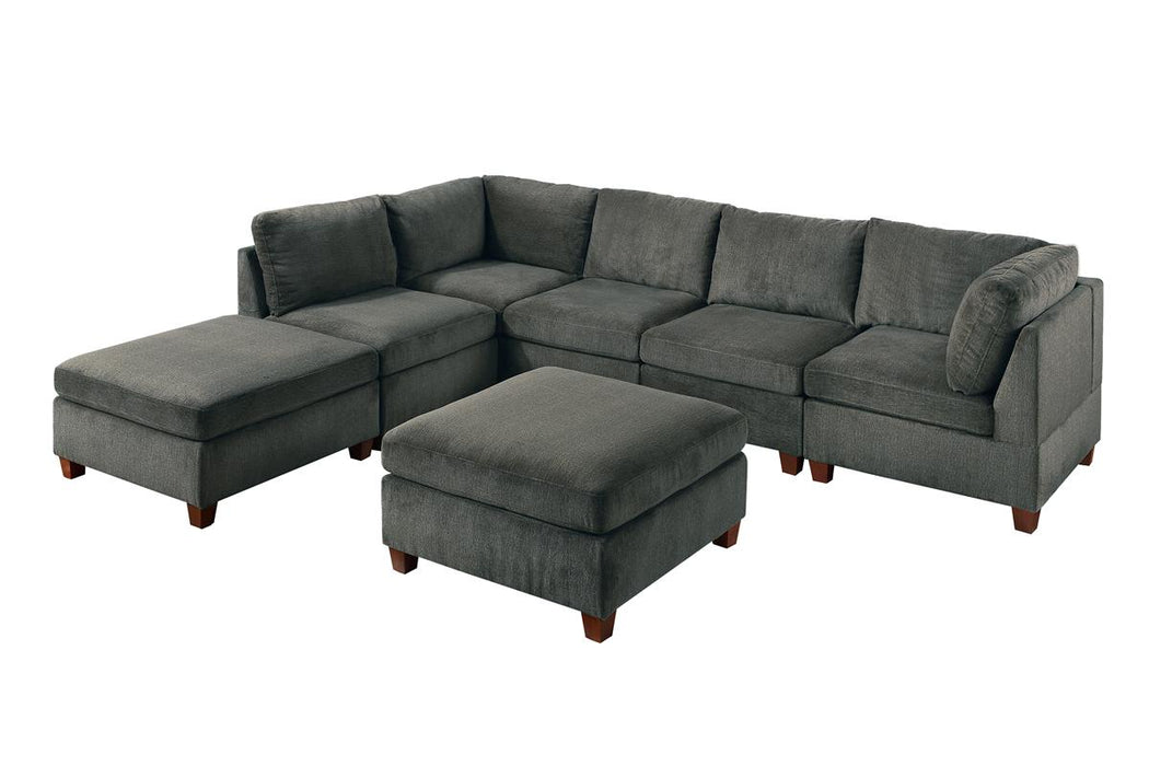 7-Pcs Sectional Modular Set