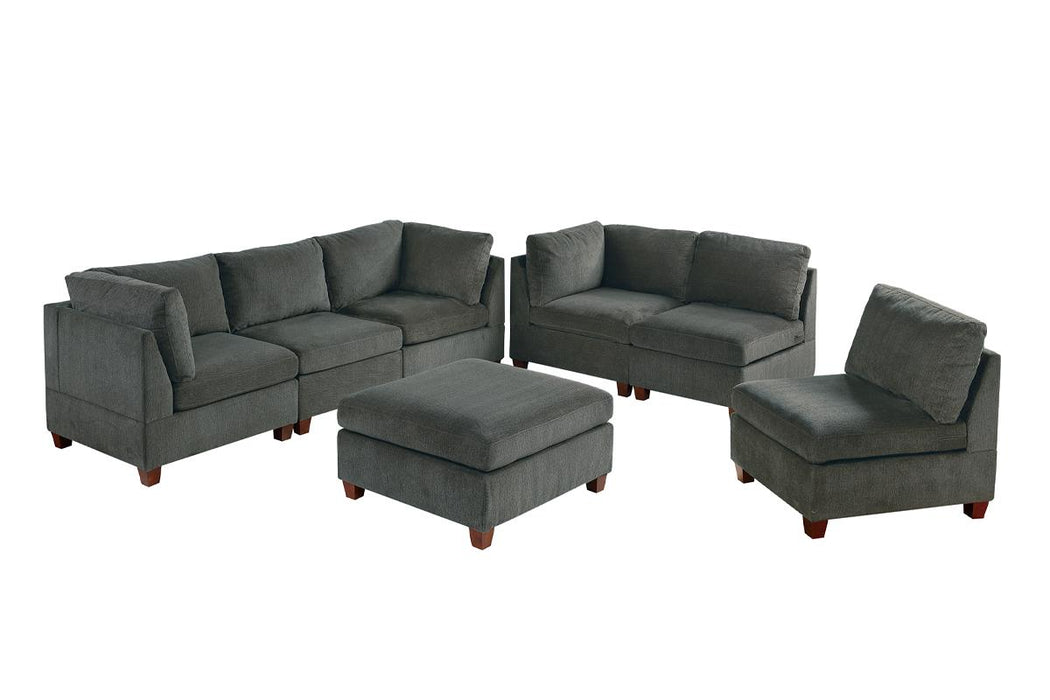 7-Pcs Modular Sofa Set