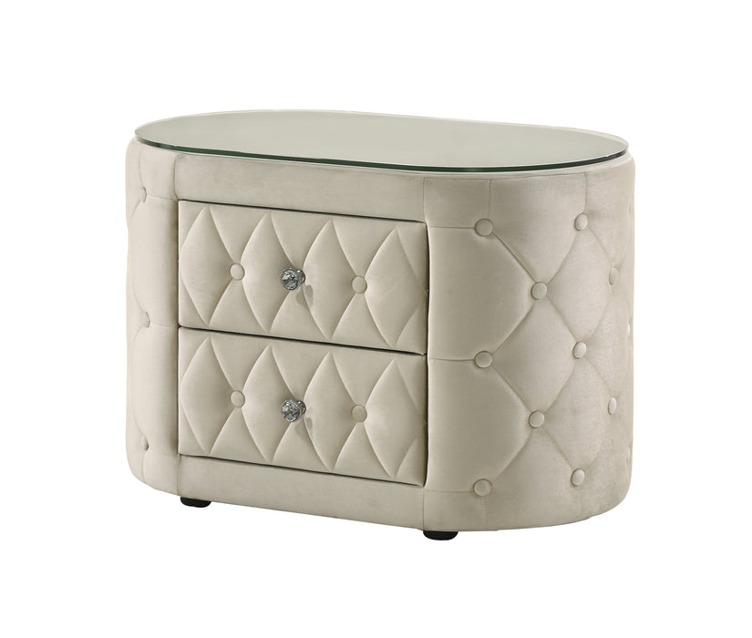 Voltare Ivory Nightstand