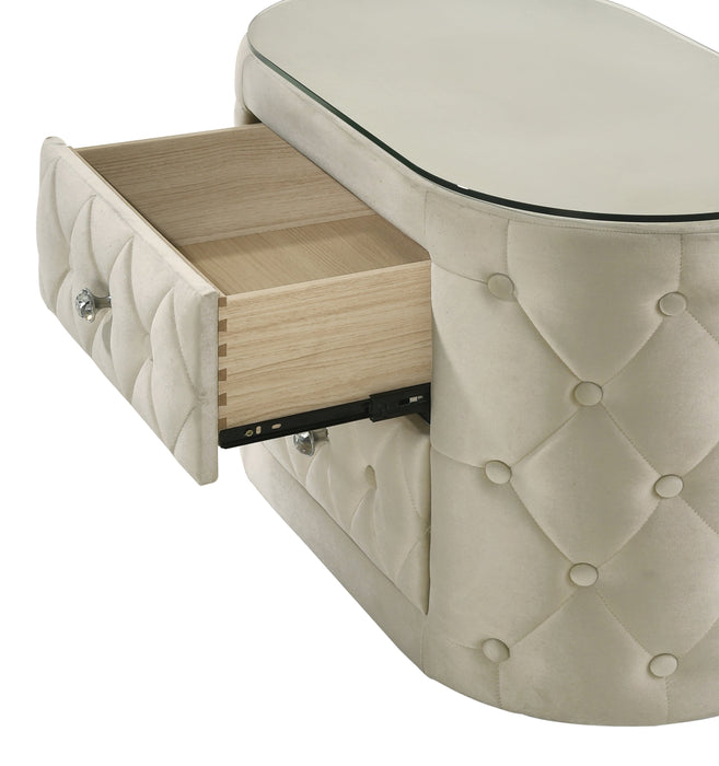 Voltare Ivory Nightstand