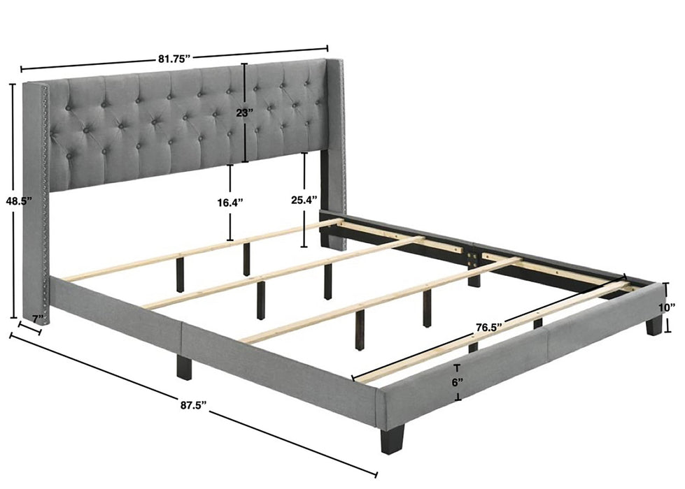 Makayla Gray King Bed