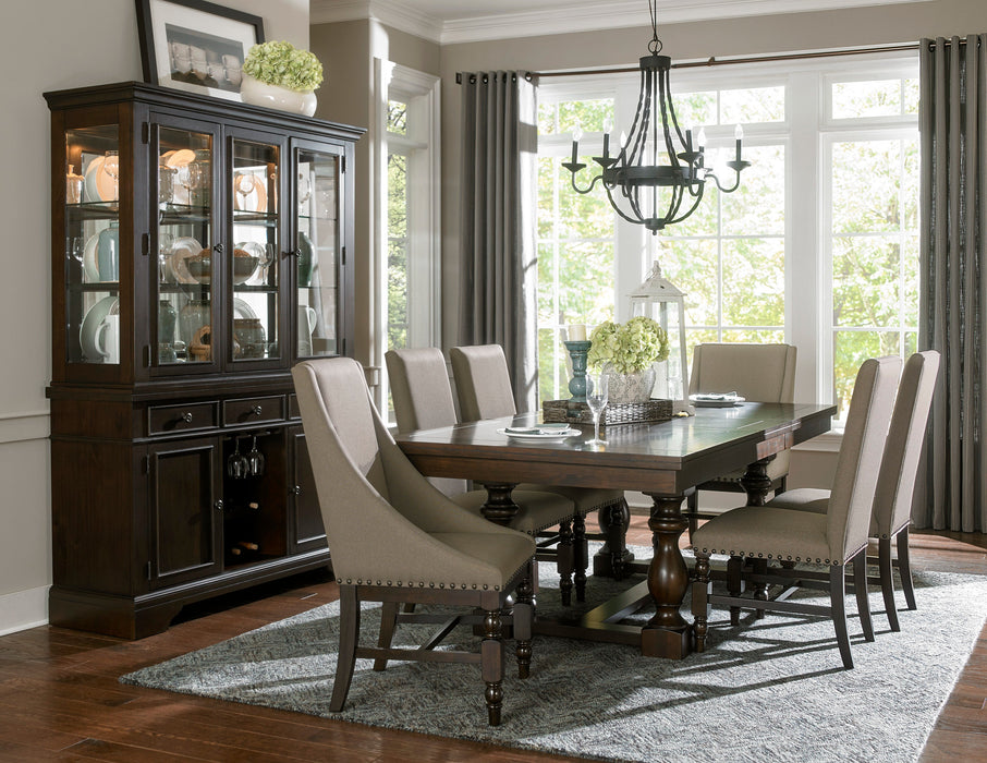 Reid Cherry Extendable Dining Set