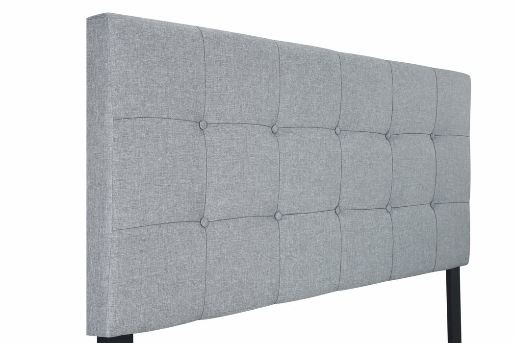 Florence Gray Full Upholstered Bed