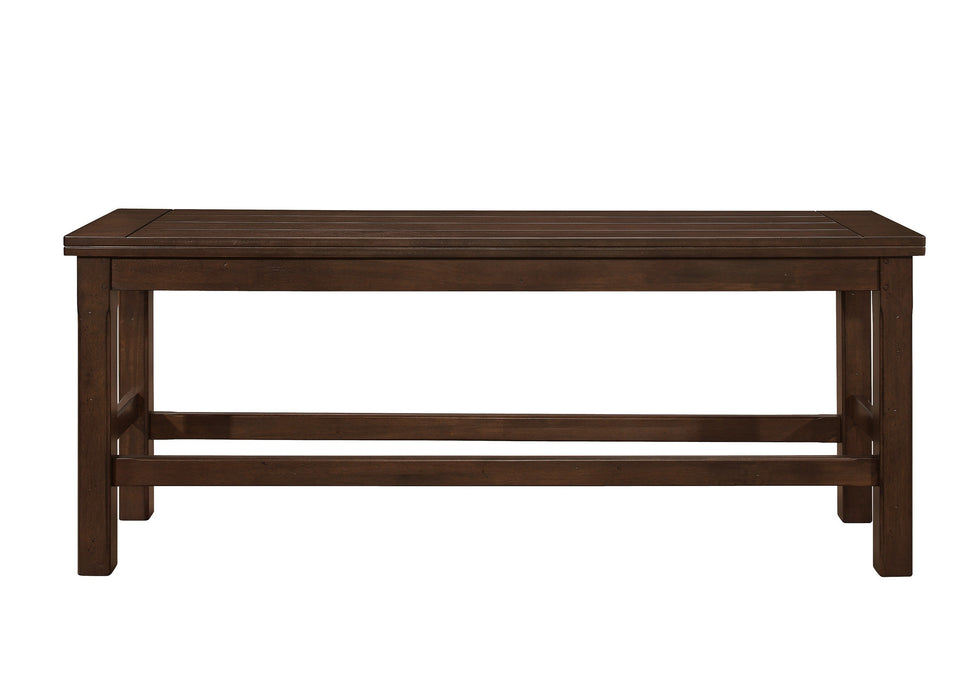 Schleiger Cherry Counter Height Bench