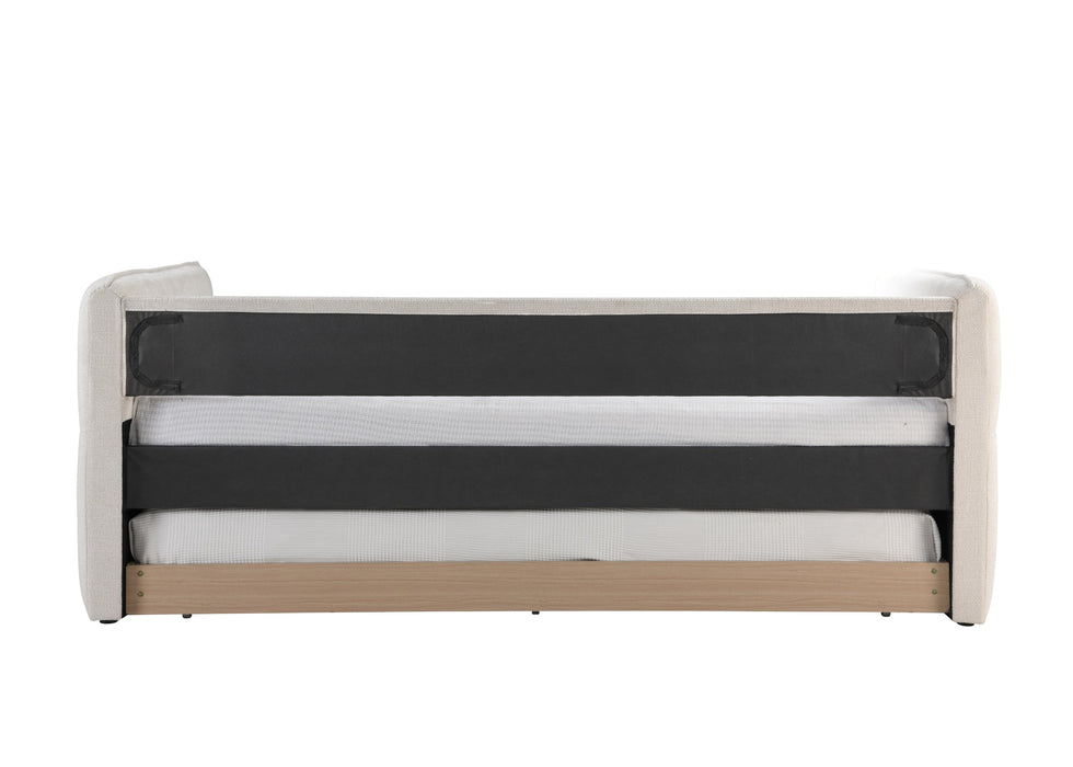 Philipa Oatmeal Twin Daybed with Trundle