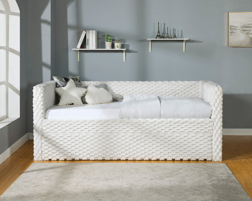 Molly Whote Dove Twin Daybed with Trundle