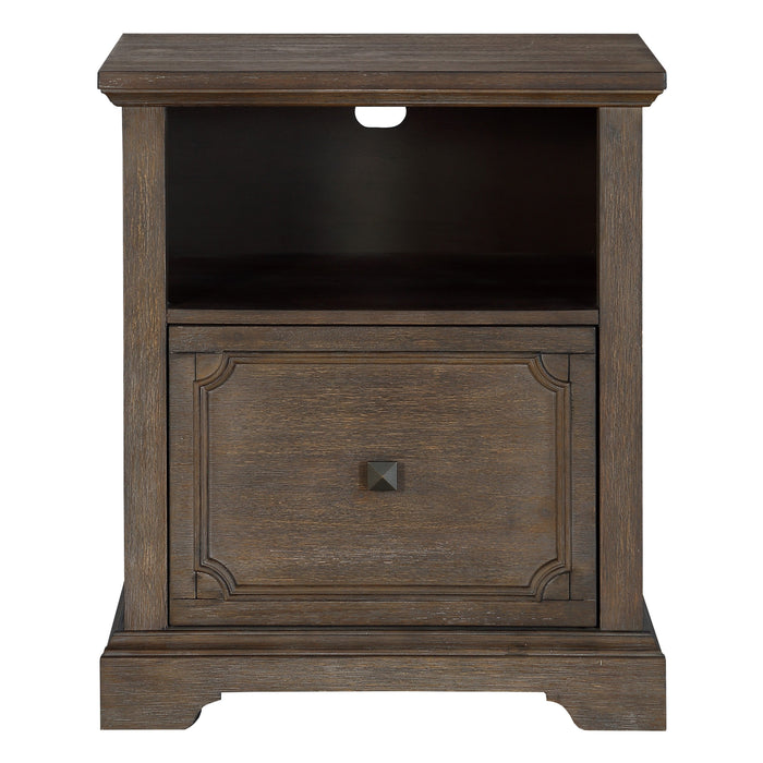 Toulon Dark Oak File Cabinet