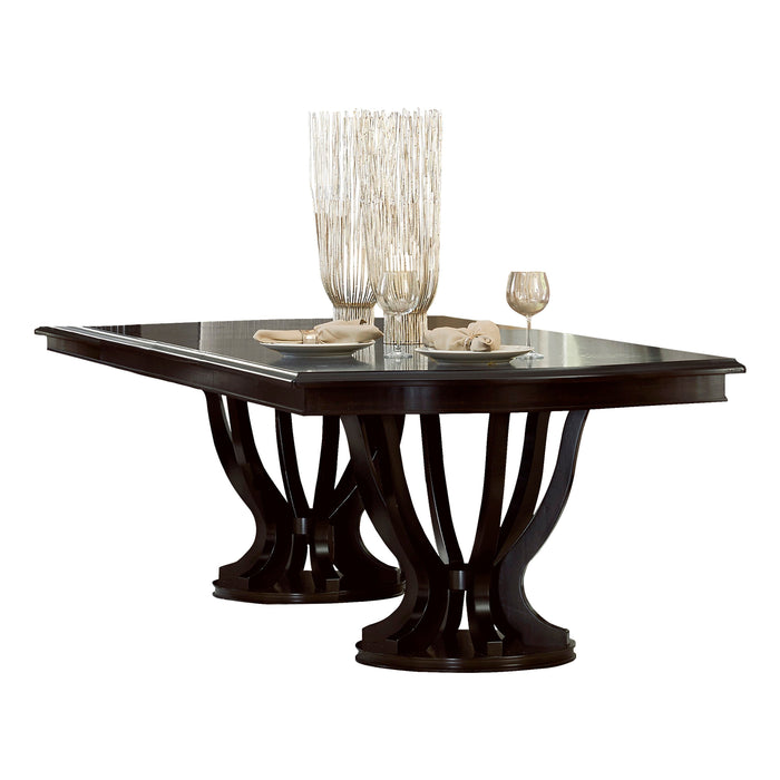 Savion Espresso Extendable Dining Table