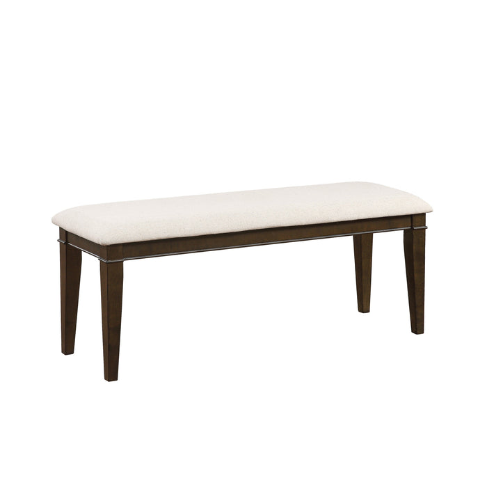 Makah Dark Brown Dining Bench