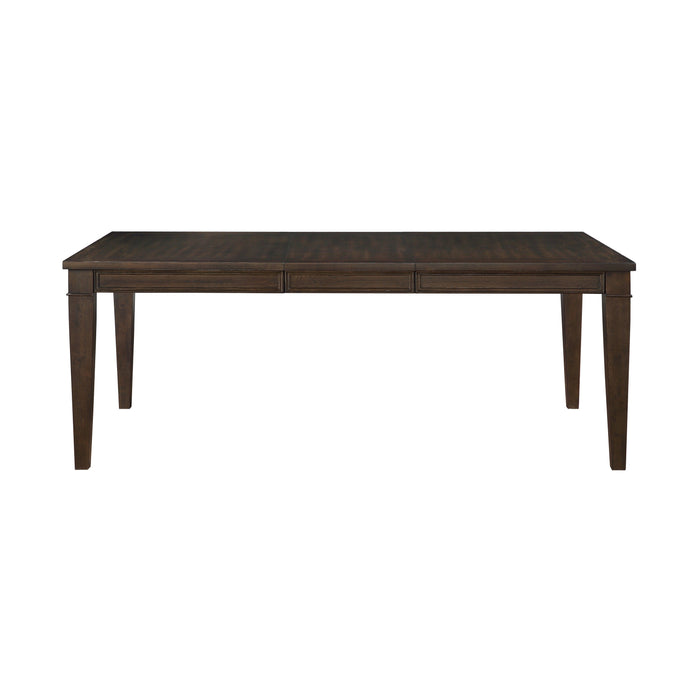 Makah Dark Brown Extendable Dining Table