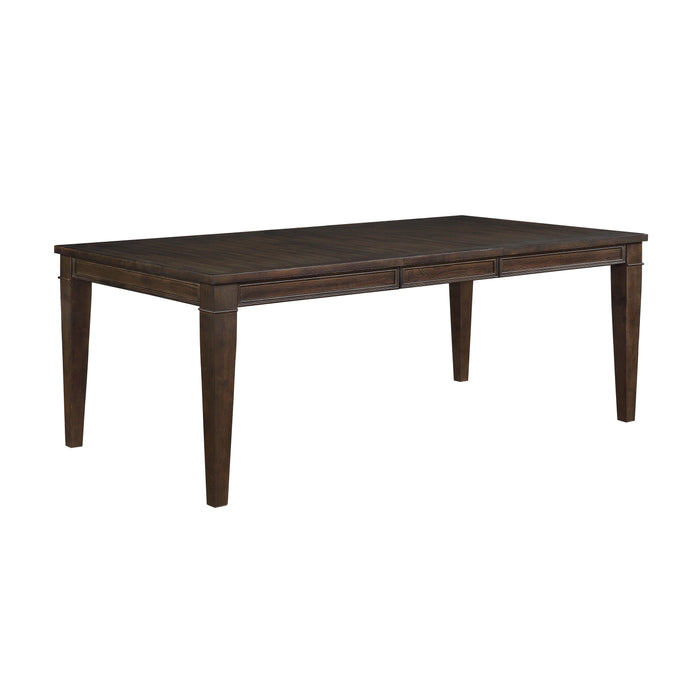 Makah Dark Brown Extendable Dining Table