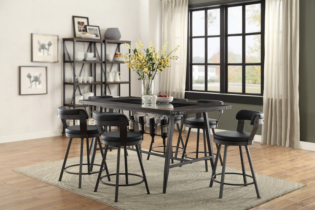 Appert Brown/Dark Gray Counter Height Table