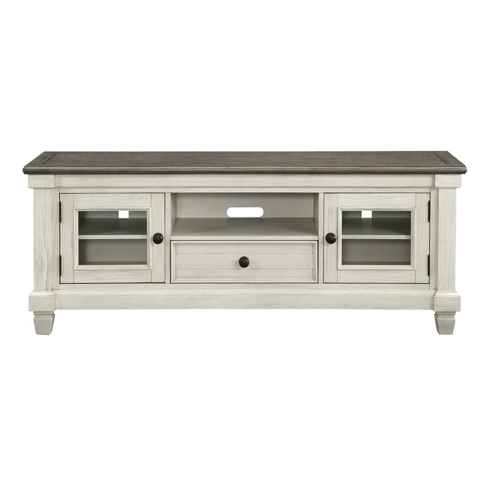 Granby Antique White 64' TV Stand