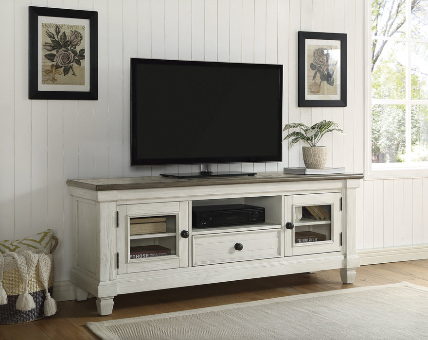 Granby Antique White 64' TV Stand