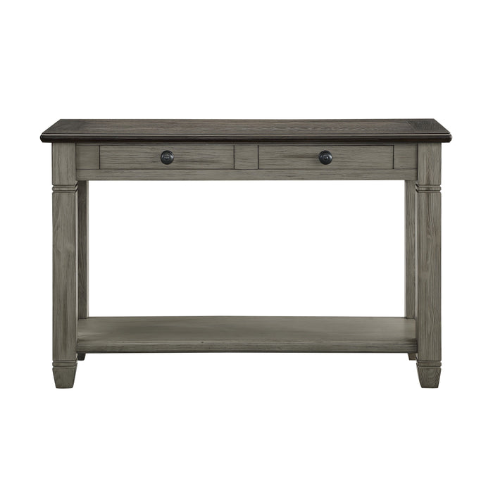 Granby Antique Gray Sofa Table