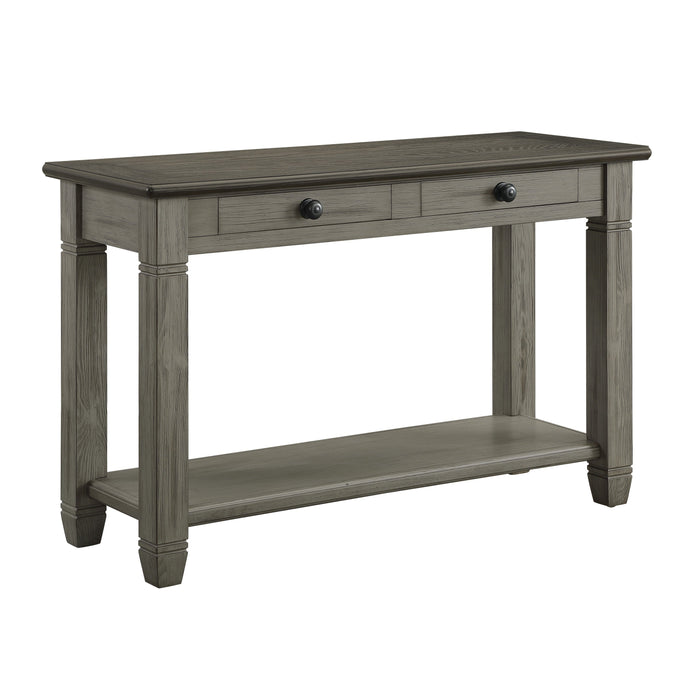 Granby Antique Gray Sofa Table