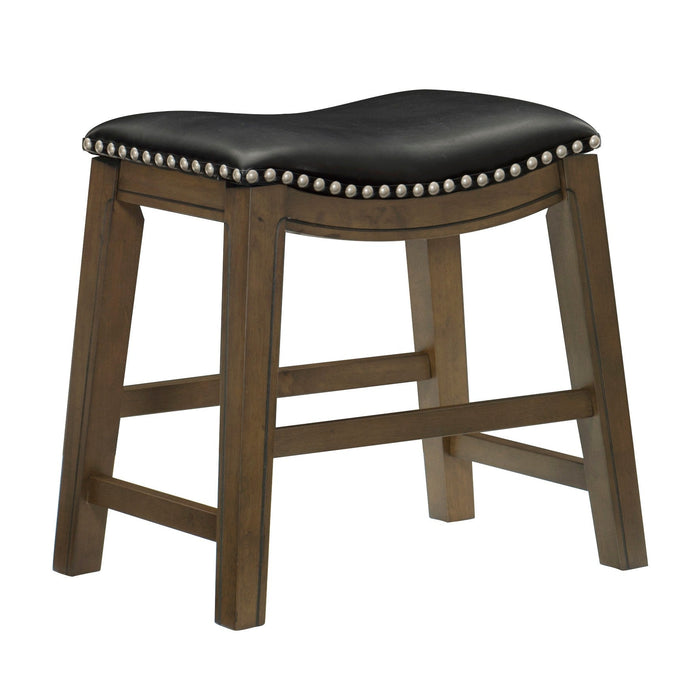 Ordway Black/Brown Dining Stool, Black