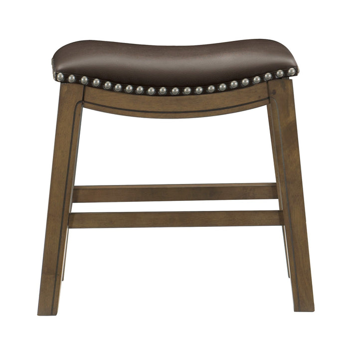 Ordway Brown/Brown Dining Stool, Brown