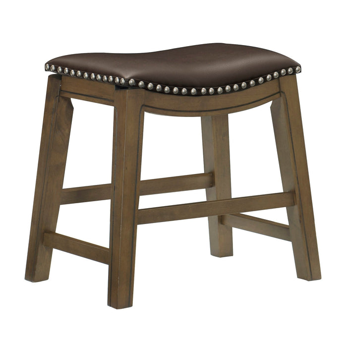 Ordway Brown/Brown Dining Stool, Brown