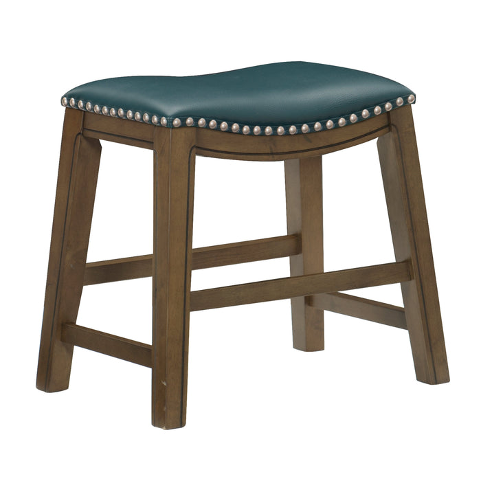 Ordway Green/Brown Dining Stool, Green