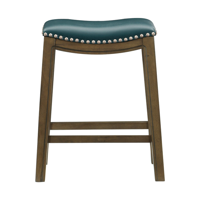 Ordway Green/Brown Counter Height Stool, Green