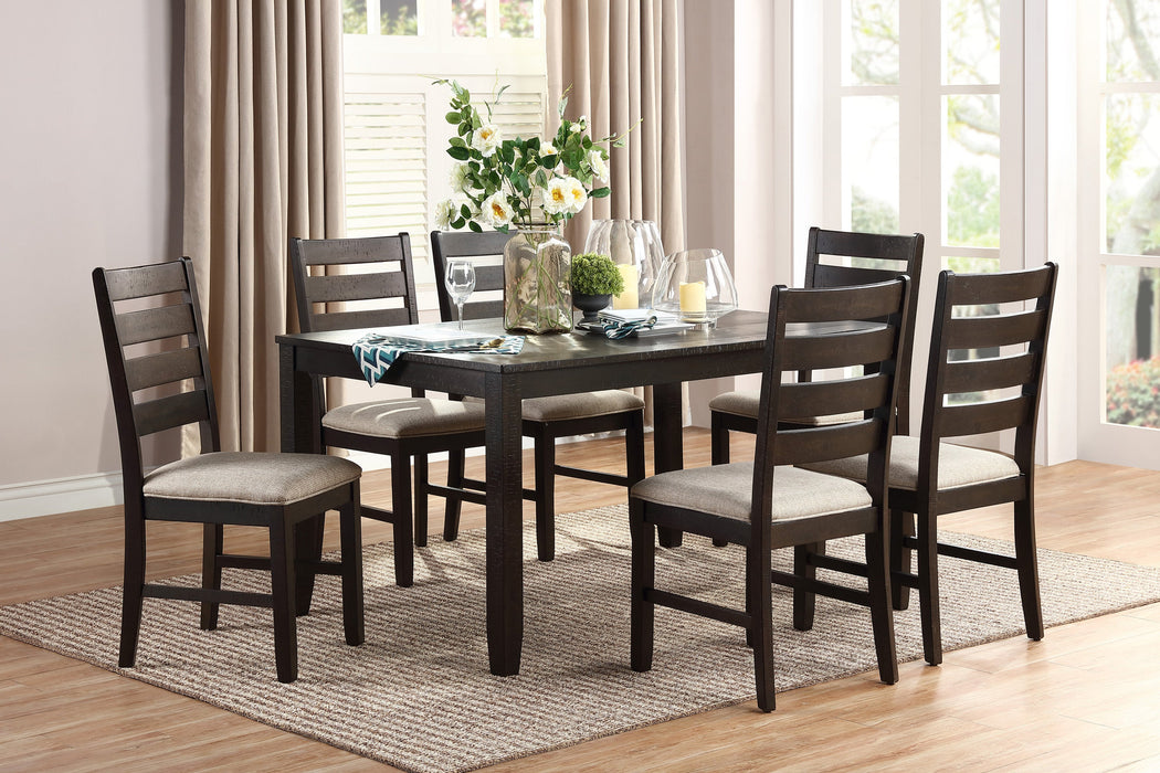 Blair Farm Brown 7-Piece Dining Set