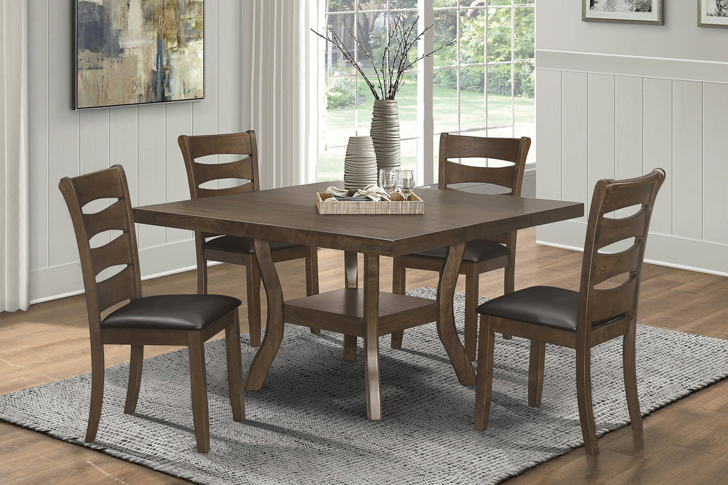 Darla Brown Extendable Dining Table