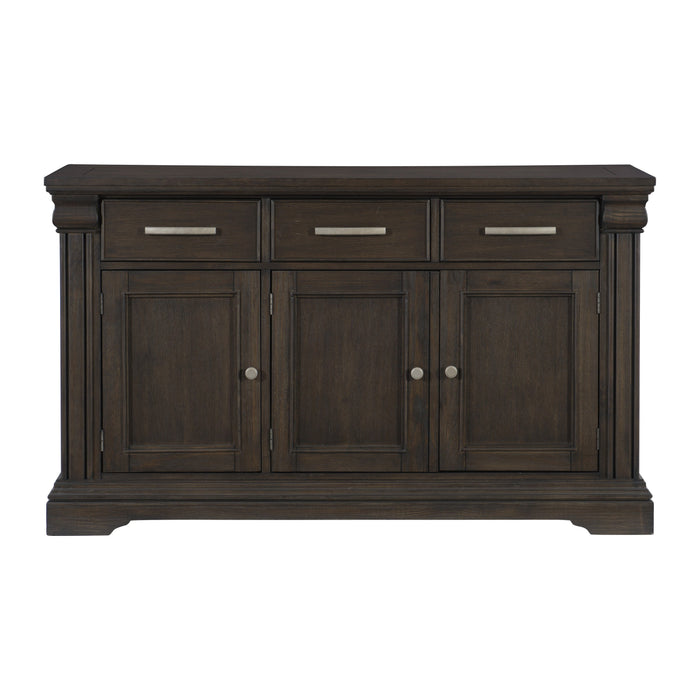 Southlake Wire Brushed Rustic Brown Server