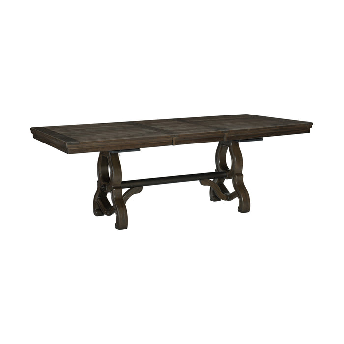 Gloversville Brown Extendable Dining Table